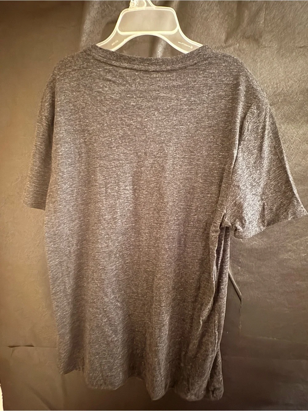 Polo by Ralph Lauren Charcoal Heather V-Neck Tee with Red Pony